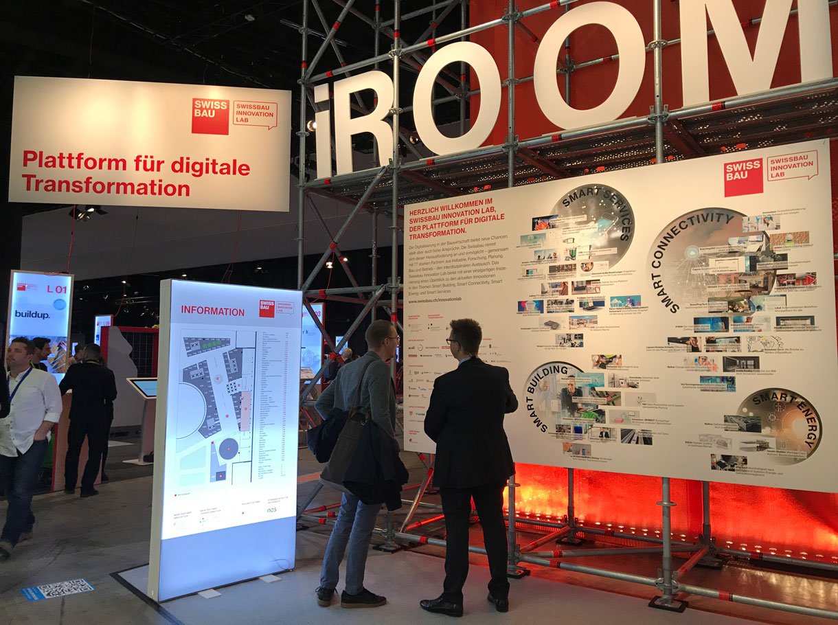 Referenzbild Swissbau Innovation Lab 2020 - iRoom