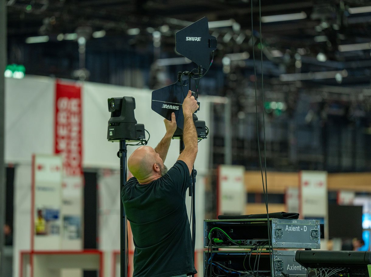 Aufbau, Swissbau Lab, Swissbau 2026, Basel, Kilchenmann AG Aufbau, Swissbau Lab, Swissbau 2026, Basel, Kilchenmann AG