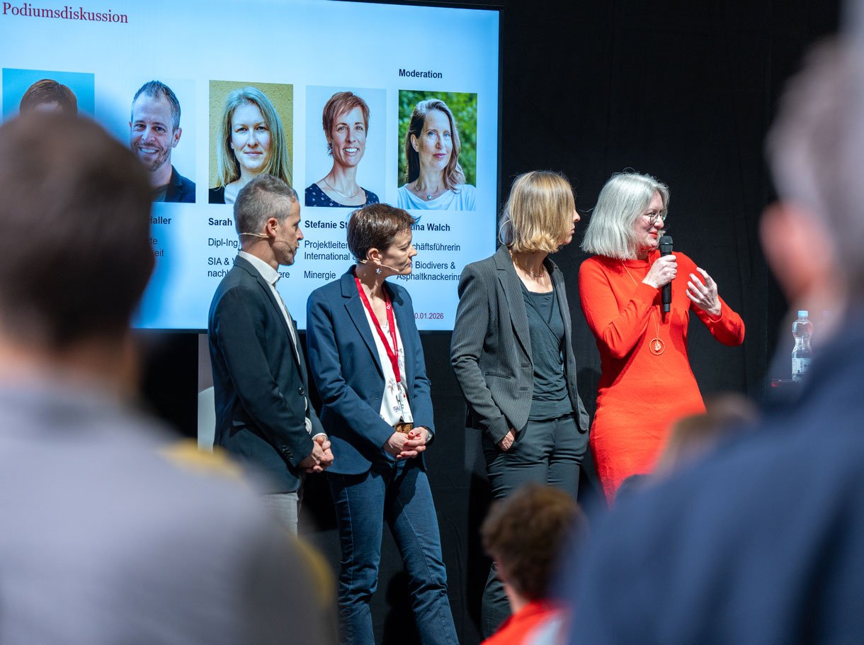 Podiumsdiskussion, Lab, Swissbau 2026, Basel, Kilchenmann AG