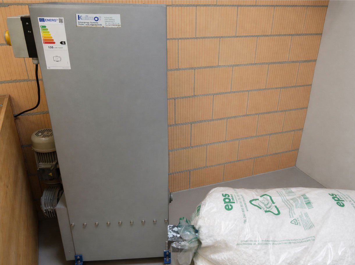 EPS Verkleinerungsmaschine, Nachhaltigkeit, Kilchenmann AG