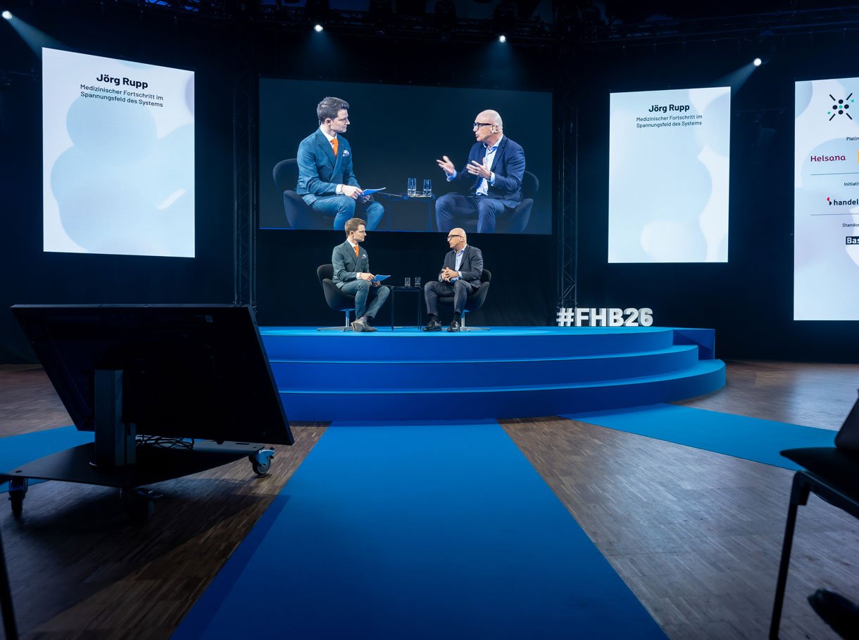 Bühne, NZZ Connect FutureHealth 2026, Kilchenmann AG