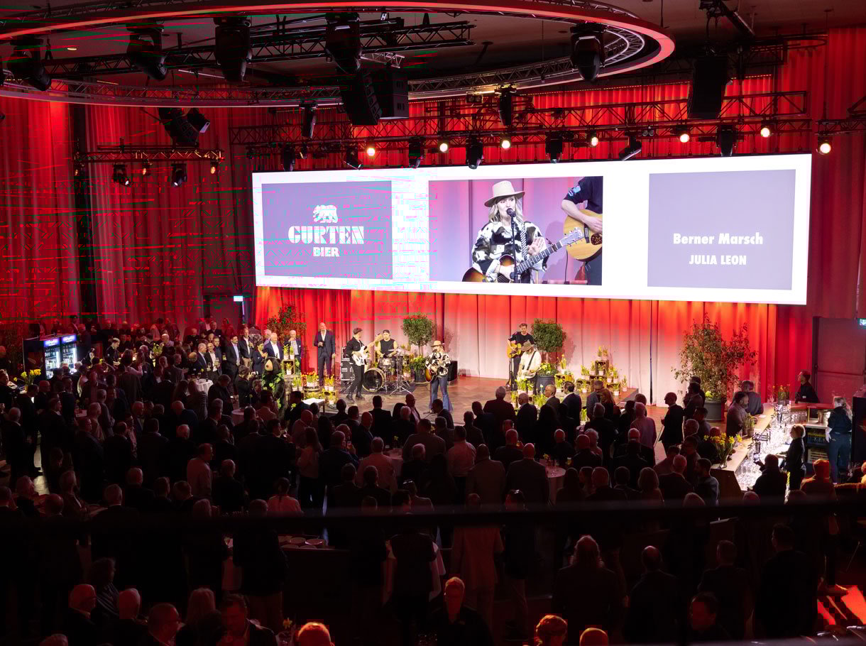 Musikbeitrag, Arena, Feldschlösschen Osterschoppen 2026, Kursaal Bern, Kilchenmann AG Musikbeitrag, Arena, Feldschlösschen Osterschoppen 2026, Kursaal Bern, Kilchenmann AG