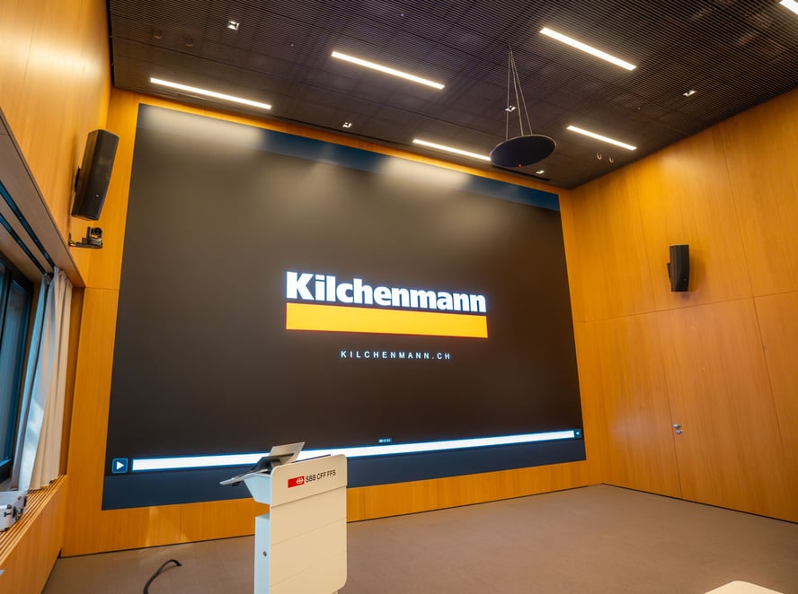 LED-Wand, SBB Auditorium, Wankdorf, Kilchenmann AG