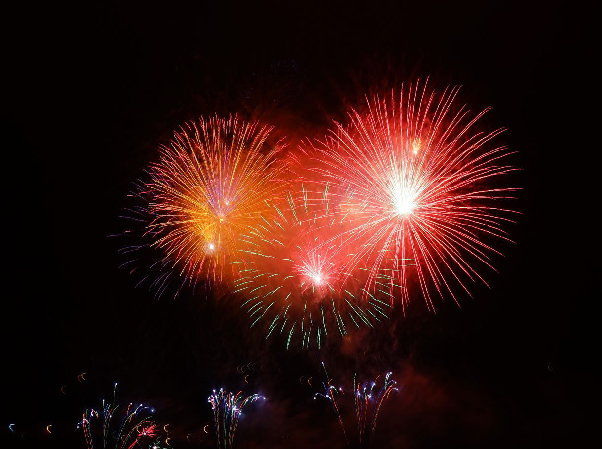 Pyroshow: Beeindruckende Feuershows mit spektakulären Effekten - Raketen